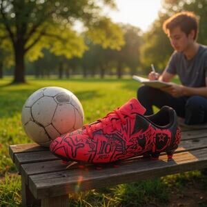 PUMA x Christian Pulisic Tacto II FG AG Soccer Cleats Red Youth Kids 5.5